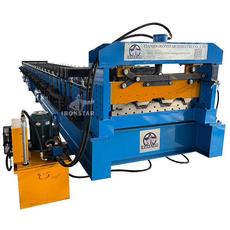 “1000mm Decking Floor Roll Forming Machine Floor Deck Roll Forming Machine Metal Deck Roll Forming Machine Deck Panel Production Line Equipment for Ecuador Market”