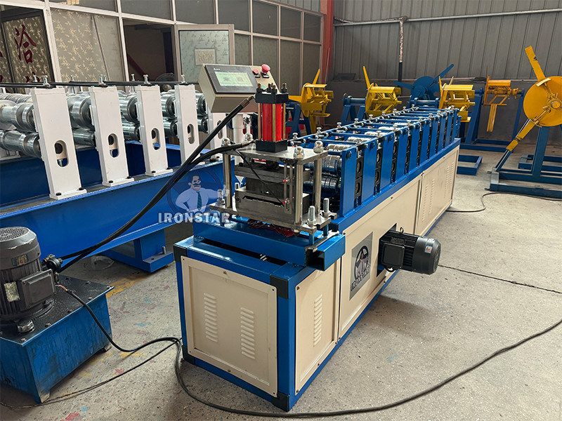 “174mm Metal Fence Post Roll Forming Machine Popular in Miami USA Fence Roll Forming Machine Fence Panel Making Machinery Full Set Fence Production Equipment for Fence Panel Factory”