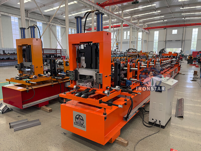 “CZ Purlin Roll Forming Machine Full Automatic Hydraulic Quick Change CZ Purlin Making Machine for Construction Full Auto Quick Change CZ Purlin Machine Hydraulic Roll Forming Line for Construction”