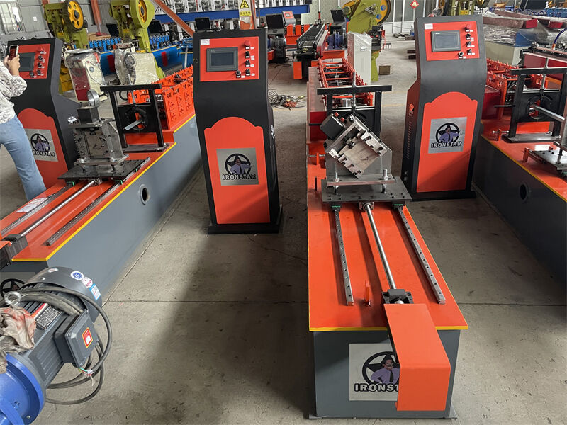 Hydraulic Automatic C Channel Roll Forming Machine 30-50m/min with PLC Touch Screen Control and Manual Stacker for Galvanized Steel Processing