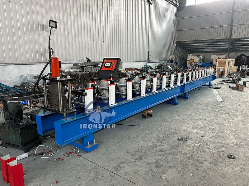 “Azerbaijan Standard Automatic Water Gutter Roll Forming Machine, Galvanized Steel Rain Gutter Making Machine, Durable Drainage Gutter Profile Roll Former with Stable Performance”